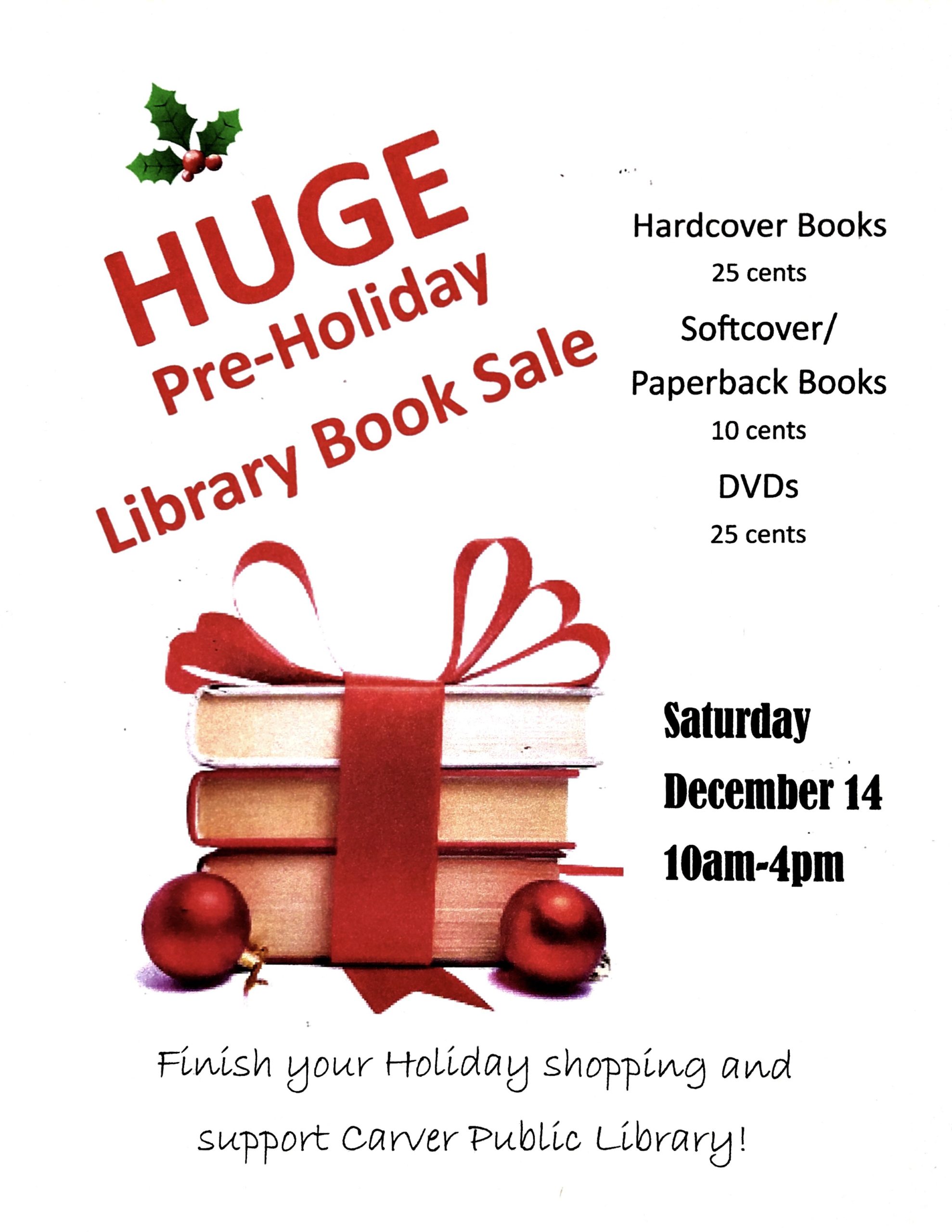 HOLIDAY BOOK SALE